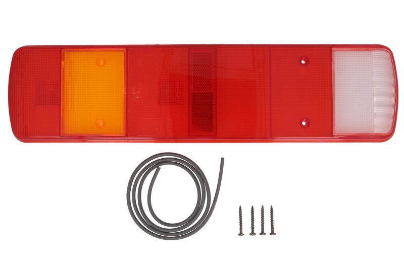 Dispersor lampa spate DT KLIMA 130mm inaltime 515mm lungime reflector pentru SCANIA 4 VOLVO FH12 FH16 FL FM10 FM12 FM7 FM9