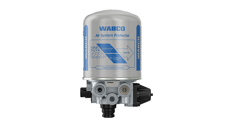 Uscator aer sistem compresor WABCO Separator lichide 12 bar supapa reglare presiune 24V baioneta VOLVO FH12 FM12 D12A340-D12D500