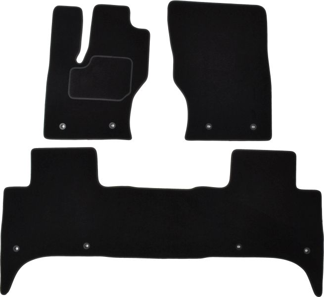 Covoras podea textil MAMMOOTH velours negru 3 buc fata spate compatibil LAND ROVER RANGE ROVER III 03.02-08.12 SUV Off-road