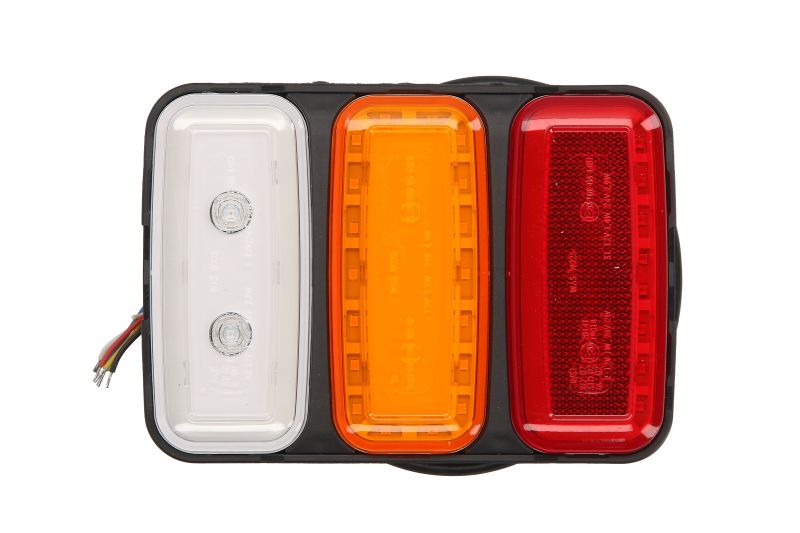 Stopuri spate LED WAS L/R W227 12/24V indicator lumini frana ceata parcare reflector cablu 2m IP6K9K Dreapta/Stanga