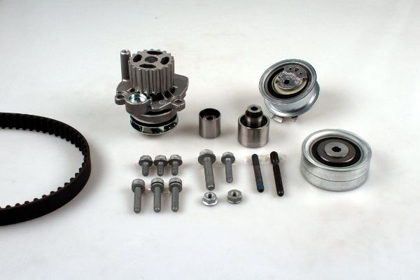 Set sincronizare curea scripete pompa apa HEPU Audi A3 Skoda Octavia Superb VW Golf VI 2.0D 25mm 160 dinti