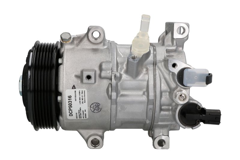 Compresor aer condiționat DENSO Toyota Auris 1.2 03.15-12.18 6SES12C 6 caneluri 110mm R134a R1234yf PAG 46 YF