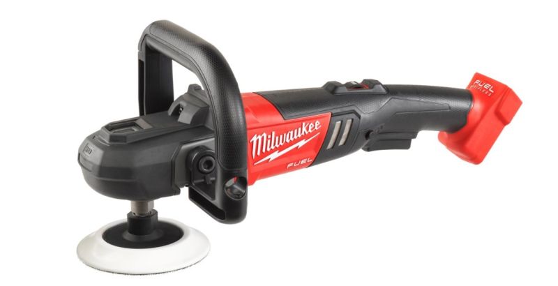 Masina de polizat MILWAUKEE Unghiular Disc 180mm Accesorii Maner Pad Burete Geanta 18.0V 2200rpm Fara Perii