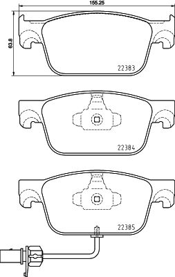 Placute de frana - Tuning BREMBO