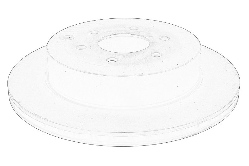 Disc Frana Spate Dreapta/Stanga Ventilat Intern 308mm 18mm 6 Gauri Mercedes X (470) Nissan NP300 Navara 2.3D/2.5D/3.0D