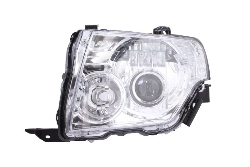 Far DEPO Stanga Lampa Frontala D2S/H9 Electric Fara Motoras Culoare Insert Cromat Mitsubishi Pajero IV