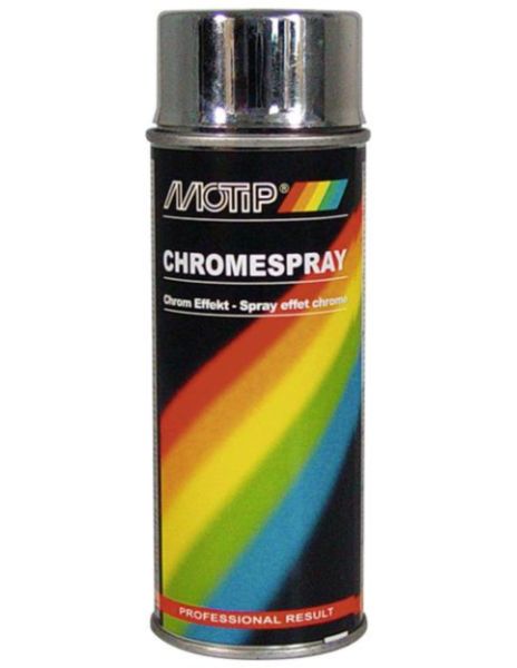 Vopsea MOTIP crom luciu aerosol 0.4 l Lăcuire Vopsele