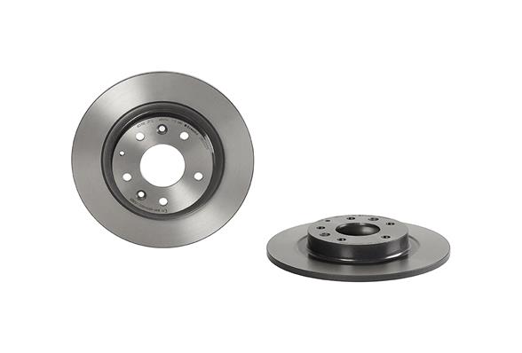 Disc Frana BREMBO Spate Dreapta/Stanga Mazda CX-3 1.5D/2.0 Diametru 281mm Grosime 9.5mm 5 Gauri 114.3mm 02.15-