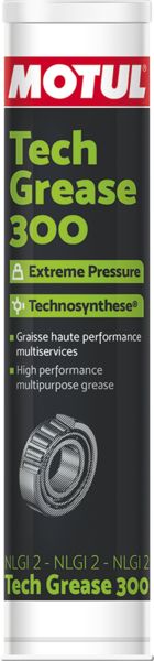 Vaselina rulmenți MOTUL TECH GREASE 300 verde 400g semi sintetic complex litiu NLGI 2 -30/+150°C