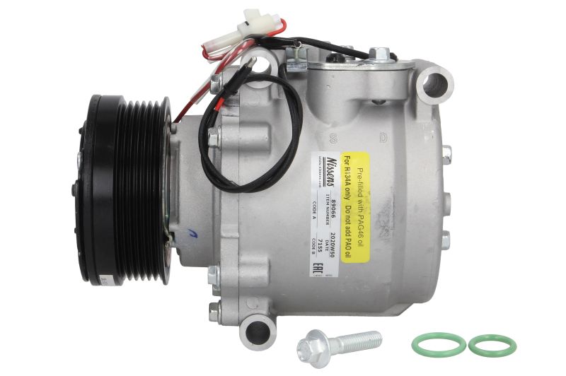 Compresor aer condiționat NISSENS SAAB 9-3 2.0/2.3 02.98-08.03 TRS105 R134a 12V 100mm 6 caneluri PAG 46 150ml