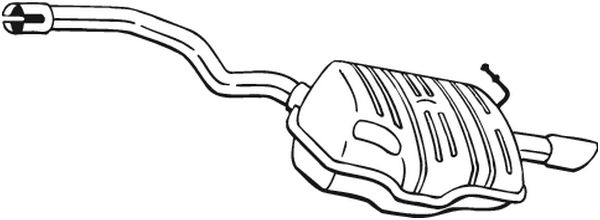 Toba esapament finala BOSAL SKODA OCTAVIA II 1.2-1.6LPG 06.04-06.13 Spate 6,40kg