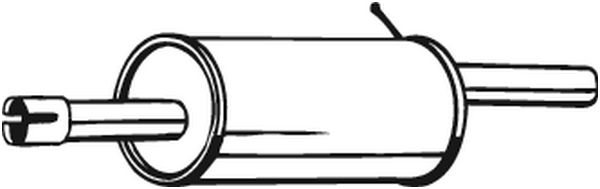 Toba finala esapament BOSAL DACIA LOGAN RENAULT LOGAN I 1.2-1.6LPG 09.04- Montare Spate