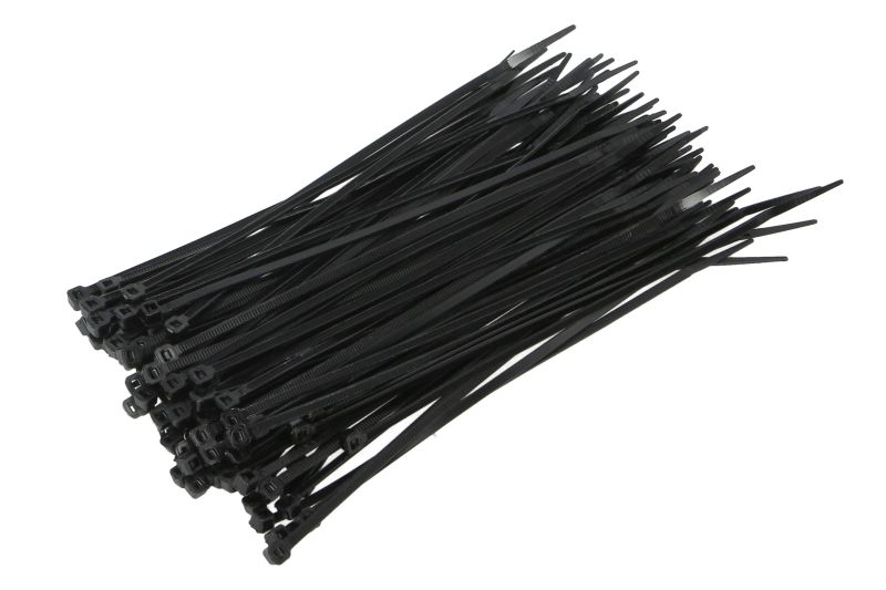 Colier furtun MAMMOOTH, 100pcs, negru, lățime 2,5mm, lungime 160mm, material: poliamidă 6.6