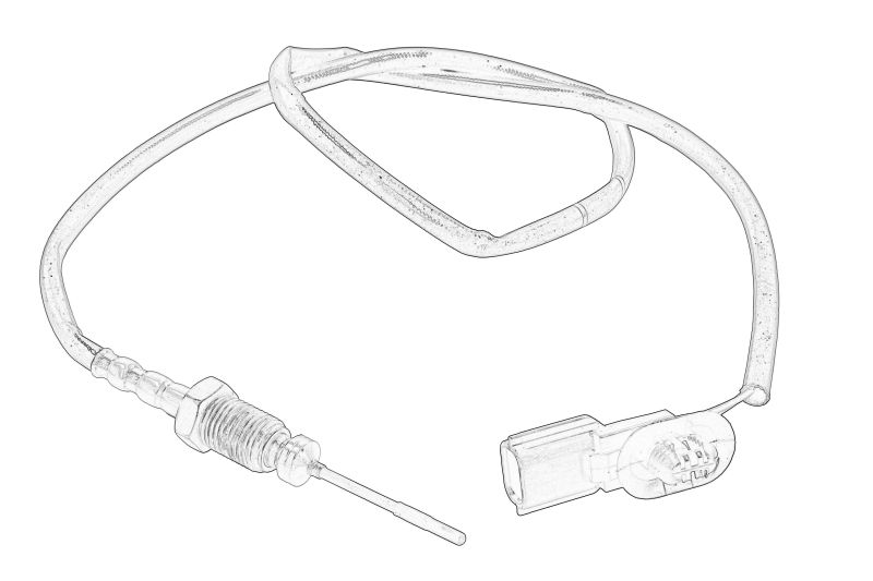 Senzor temperatura gaze evacuare inainte de DPF OE RENAULT NISSAN NV400 OPEL MOVANO B RENAULT MASTER III 2.3D