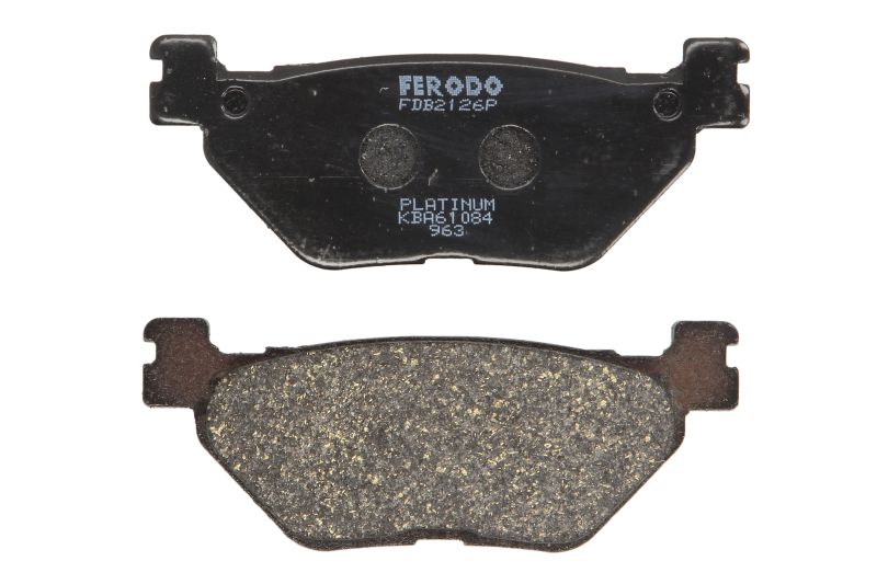 Set placute frana disc FERODO motociclete Yamaha spate inferior platina inaltime 100.3 mm lungime 39.3 mm grosime 12.0 mm