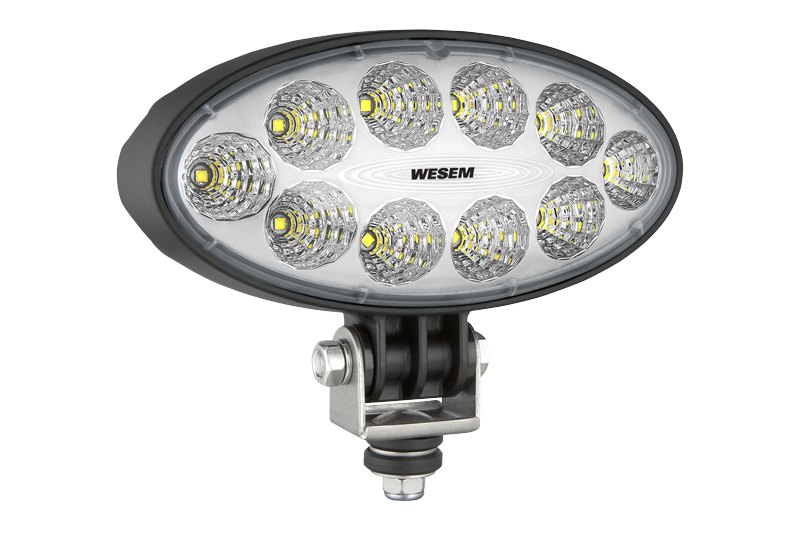 Lampa de lucru LED WESEM 12/24V 35W 3000lm 10 LED 176mm lungime 87mm inaltime 86mm adancime IP67/IP69K