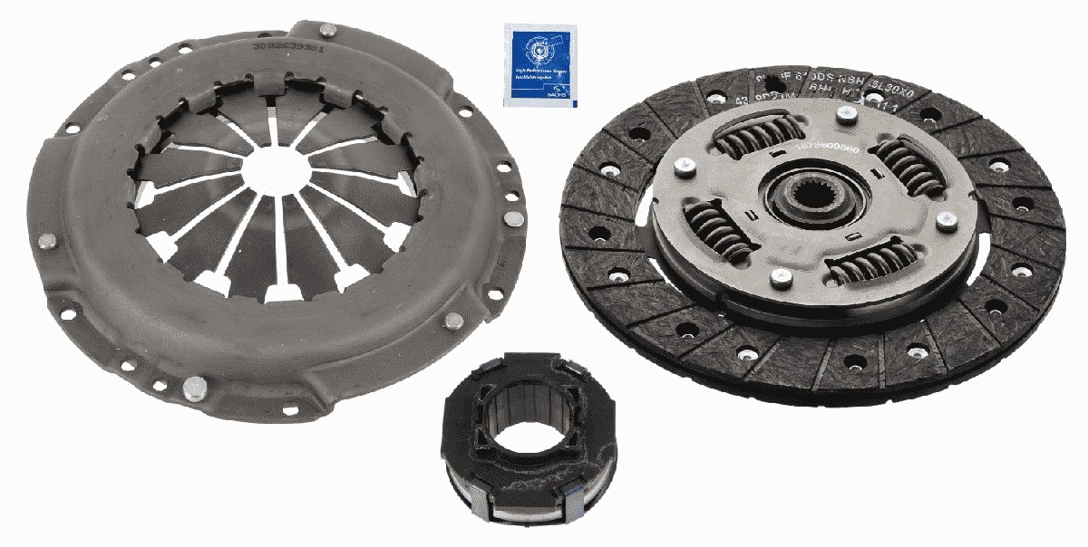 Set ambreiaj SACHS kit rulment 200mm FIAT PUNTO 1.7D 04.94-02.00 20 dinti 200mm diametru exterior