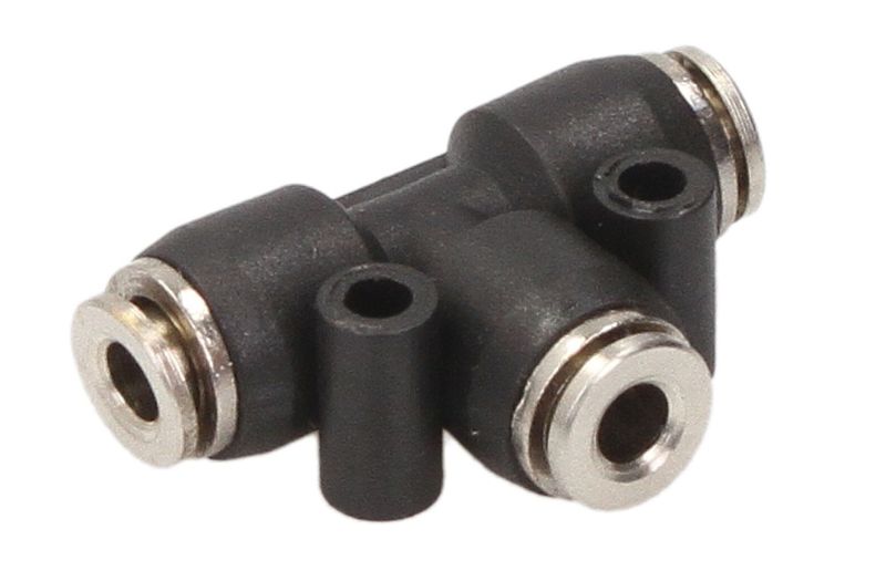 Cap de cuplare TEKALAN plastic 4mm/4mm/4mm montare de urgență piesă conector T Sistem pneumatic PNEUMATICS 1buc