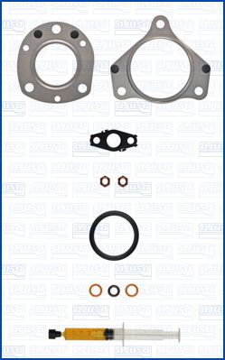 Set montaj turbocompresor cu garnituri AJUSA Mercedes A B CLA GLA 2.2D 01.15- autoblocare piese motor