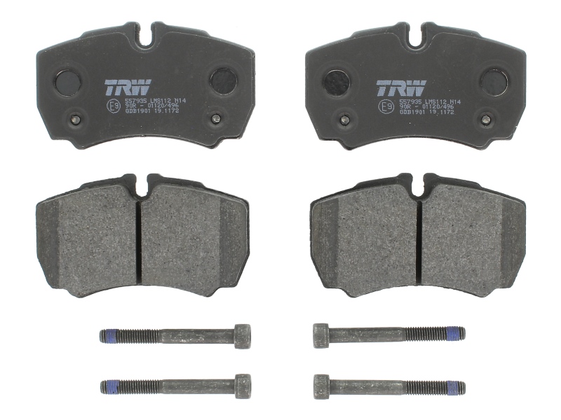 Set placute frana spate cu suplimente suruburi ghidare etrier Ford Transit 2.2D-3.2D 04.06-12.14 TRW Automotive