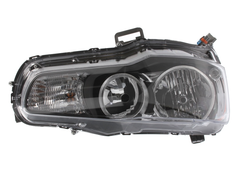 Lampa frontala Dreapta DEPO (HB3/HB4, electric, fara motoras, negru) pentru MITSUBISHI LANCER VIII