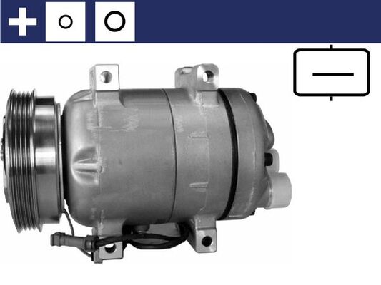 Compresor climatizare MAHLE ALFA ROMEO 155 AUDI A4 B5 A6 C5 CABRIOLET B3 VW PASSAT B5 1.6-2.0 02.92-01.05