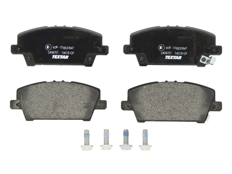 Set placute frana fata HONDA CIVIC VIII 1.4/1.8/2.2D 09.05- TEXTAR LUCAS 55.8mm 131.7mm 17.5mm cu suruburi etrier