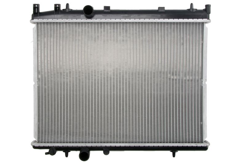 Radiator motor aluminiu 380mm x 528mm PEUGEOT 206 1.6D NRF 53108 16mm adâncime cimentată fără ramă