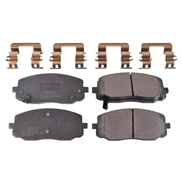 Set plăcuțe frână față BLUE PRINT CITROEN HYUNDAI I10 I20 47.1mm 116.2mm 15.8mm ECE R90 MANDO