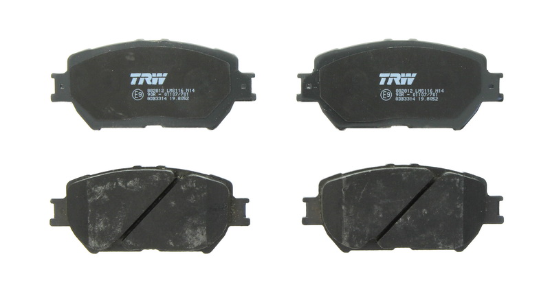 Set placute frana Fata TRW AUTOMOTIVE LEXUS IS II TOYOTA CAMRY 2.4/2.5/3.0 08.01-03.13 Inaltime 58.5mm Latime 131.5mm Grosime 17.5mm