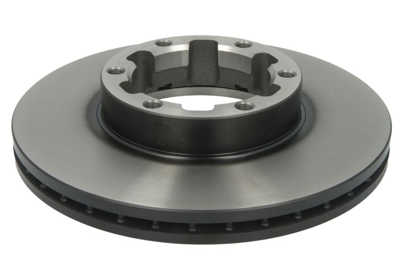 Disc frana TRW AUTOMOTIVE Fata Dreapta/Stanga NISSAN ECO-T 4.0D 263mm 24mm 6 gauri ventilat lacuit