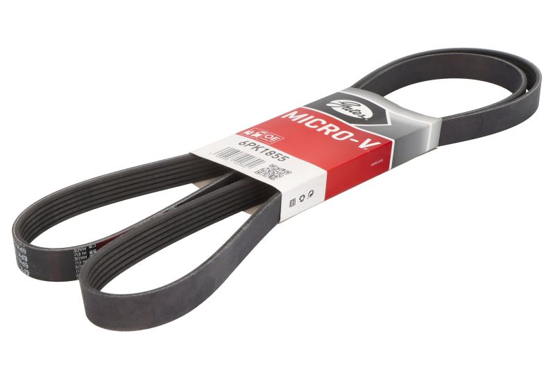 Curea transmisie cu caneluri GATES Multi-V-belt 6PK1853 Alfa Romeo Giulia Stelvio 2.0 Lungime 1853mm Lățime 21.4mm 6 nervuri