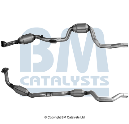 Convertor catalitic EURO 3 Mercedes M W163 3.2/3.7 02.98-06.05 BM CATALYSTS Runda Benzina Omologare E9-103R