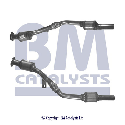 Convertor catalitic oval EURO 3/EURO 4 AUDI A4 B6 3.0 11.00-12.05 benzina BM CATALYSTS