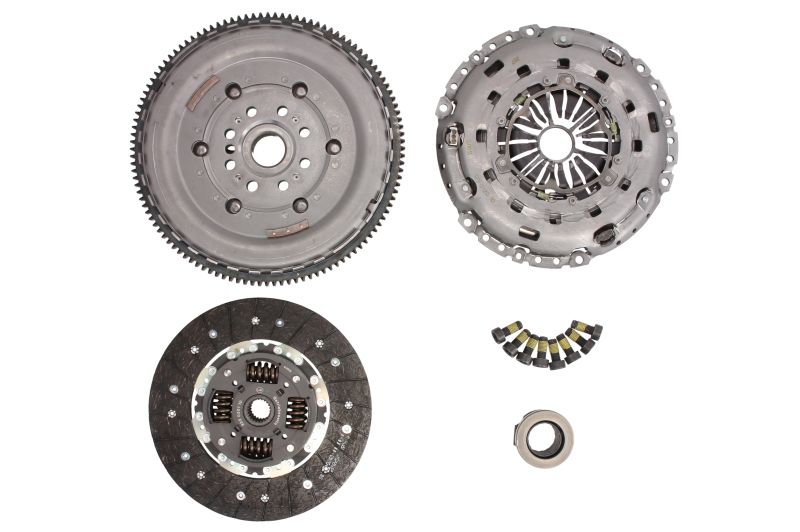 Set ambreiaj LUK cu rulment volant masa dubla Ford Transit 2.4D 01.00-05.06 8 gauri 5 dinti reglare automata