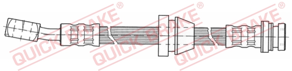 Furtun frana flexibil Fata Dreapta/Stanga 402mm M10x1 CHEVROLET MATIZ SPARK DAEWOO MATIZ TICO 0.8-1.2LPG