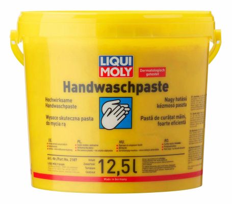 Solutie de spalat pe maini LIQUI MOLY 12.5L Galeata Pasta Eticheta Printabila