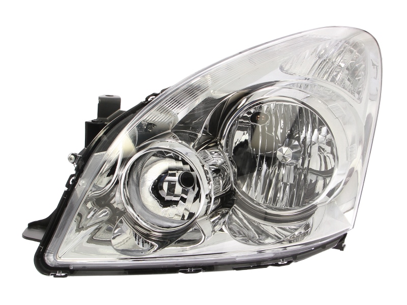 Far Stanga DEPO Lampa Frontala HB3/HB4 Electric Motor Argintiu Semnalizator Transparent Toyota Corolla Verso 03.09