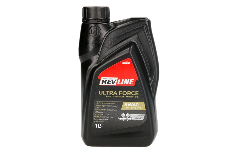 Ulei de motor RWJ ULTRA FORCE 5W40 1L API CF SM SN ACEA C3 BMW LL-04 FIAT 9.55535 S2 FORD M2C917 A GM DEXOS 2 RENAULT RN 0700 0710 VW 502.00 505.00 505.01