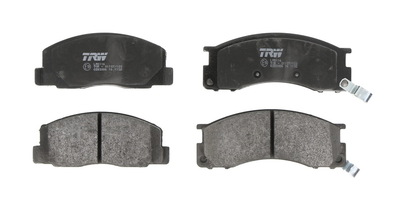 Set placute frana fata TRW AUTOMOTIVE pentru TOYOTA LITEACE, PREVIA I 1.5-2.4, dimensiuni 52.0 mm x 128.4 mm x 15.5 mm