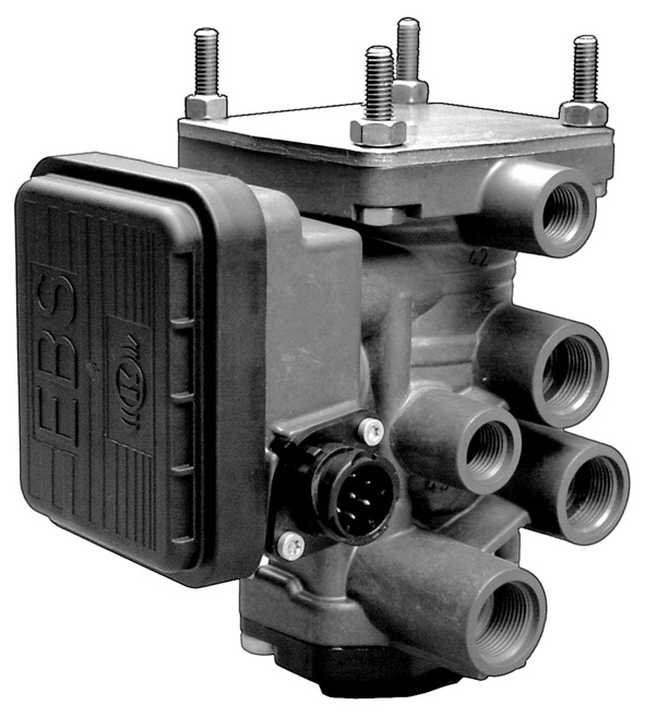 Modulator presiune EBS 24V semi-remorci EBS 5X MAN RVI SCANIA VOLVO Sistem franare pneumatic frina Valve pneumatice