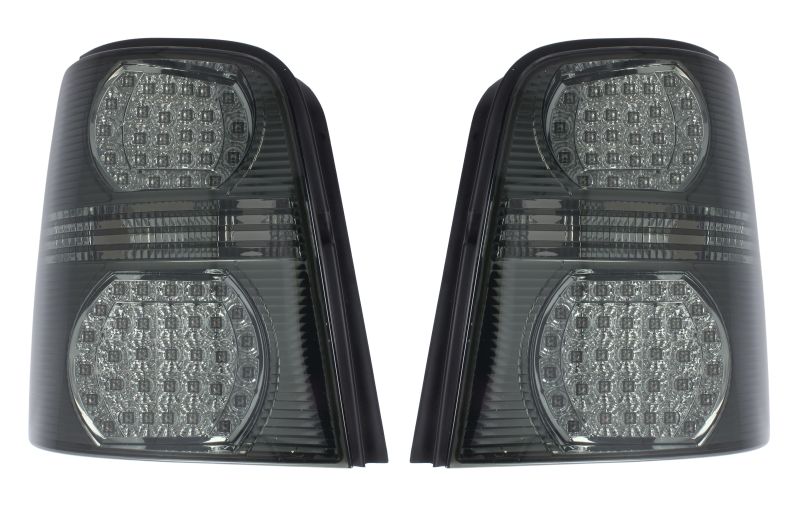 Set lumini spate DEPO LED/P21W indicator afumat sticla gri VW TOURAN I 01.07-05.10 caroserie volum mare