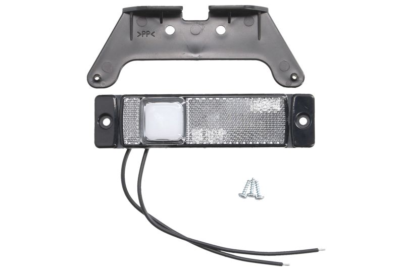 Lumina de clarificare WAS LED Alb Dreapta/Stanga Inaltime 32mm Latime 130mm Adancime 12,5mm Lungime cablu 210mm 12/24V Cuier