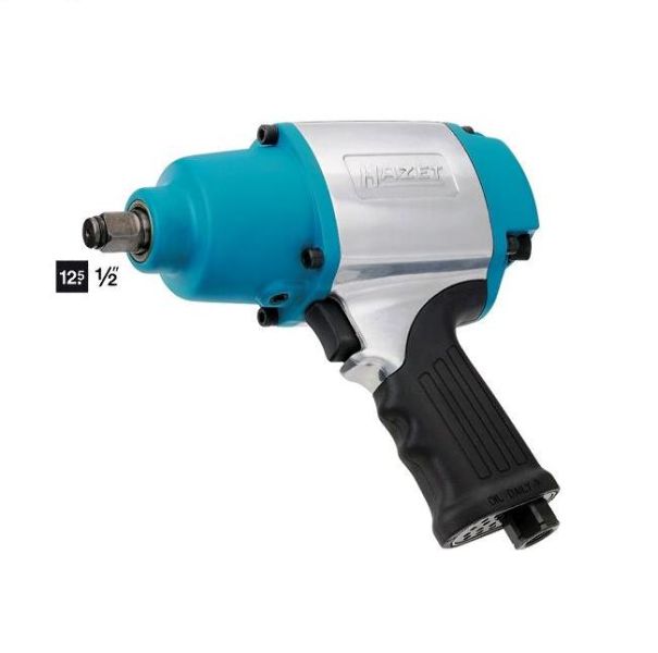 Pistol de Impact Pneumatic HAZET 850Nm 1/2` 7000rpm 6.3bar 92dB 132l/min 2.97kg 12.91mm 127.4l/m 7.42m/s²