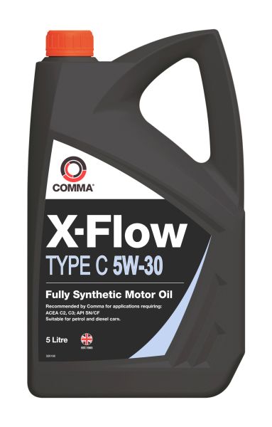 Ulei de motor COMMA X-FLOW 5W30 Low Saps 5L API CF SN ACEA C2 C3