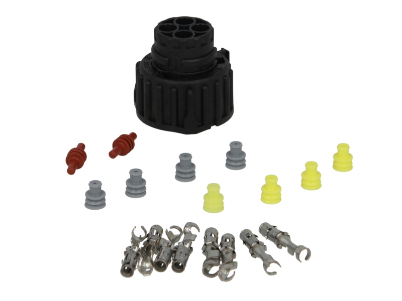 Dulie DT KLIMA Priza plug-in 4 pini Plastic Mercedes Mufa rotund/Baioneta 16g Eticheta printabila