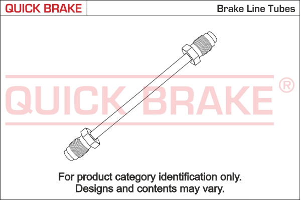 Conducte frana Cupru Fata Dreapta/Stanga QUICK BRAKE AUDI 100 C3 C4 80 B3 B4 90 B3 CITROEN BERLINGO DAEWOO LANOS FIAT MULTIPLA