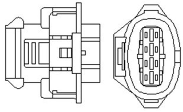 Sonda Lambda 4 Fire 275mm MAGNETI MARELLI OPEL ASTRA G H GTC CORSA C MERIVA A SIGNUM TIGRA VECTRA B C GTS ZAFIRA A SAAB 9-3 1.8