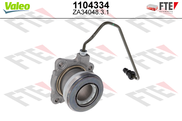 Rulment concentric hidraulic VALEO 56.7mm 34.0mm ABARTH ALFA ROMEO CHEVROLET FIAT aluminiu fără senzor 3 găuri fixare