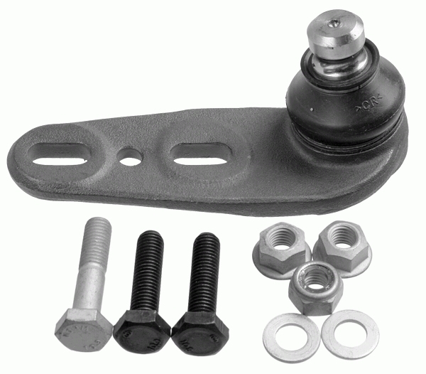 Articulatie sarcina ghidare LEMFOERDER Pivot axa Dreapta diametru con 19mm suplimente AUDI 80 B3 90 B3 COUPE B3 1.6-2.3 06.86-